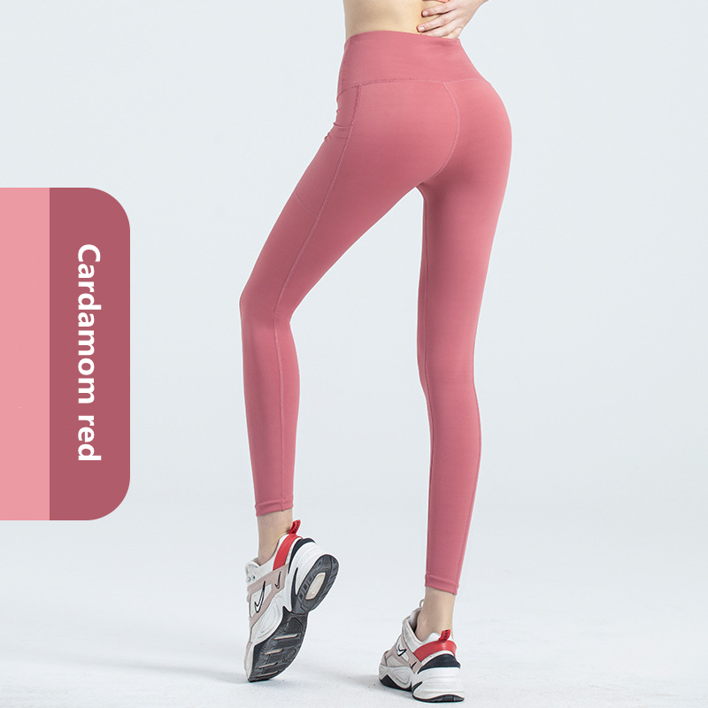 MT02 Naked Peach Fitness Yoga Pants European And American Lulu Seamless