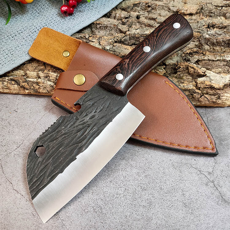 6.5inch Forged Boning Knife Hunting Fishing Butcher Meat Cleaver