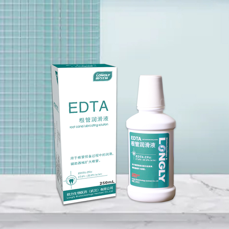 250ml EDTA root canal lubricant is suitable for complex curved